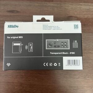 8Bitdo N30 2.4G Wireless Gamepad for NES - Transparent Black | BRAND NEW